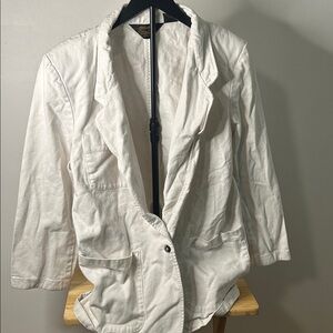 Eddie Bauer White Women's Blazer